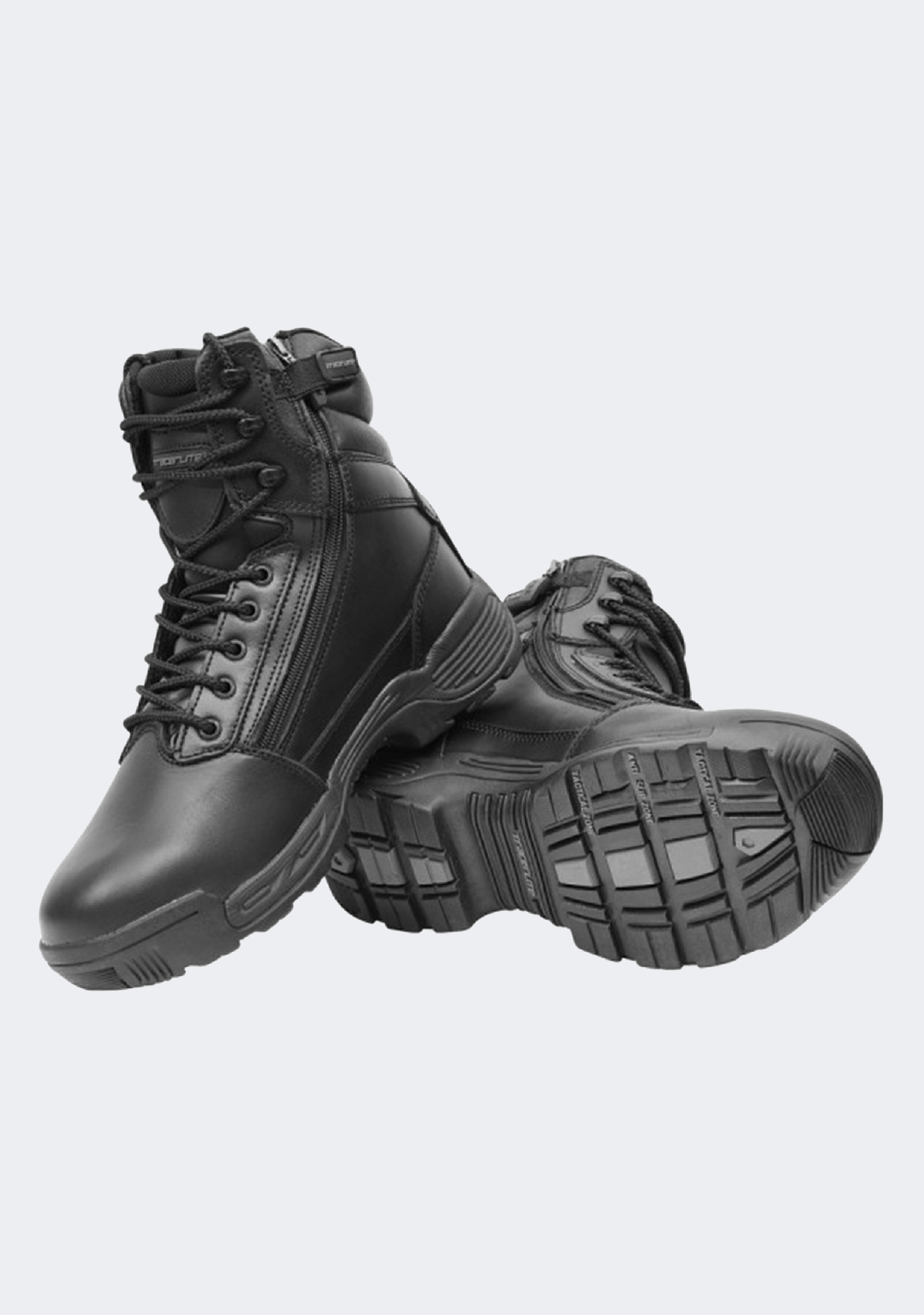 Tracerlite Men’s 8 Inch Full Leather Side Zip Boot