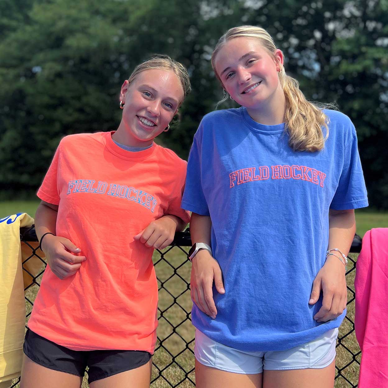 Field Hockey Neon Tee