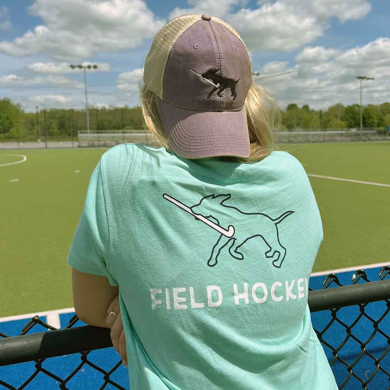 Field Hockey Dog Tee