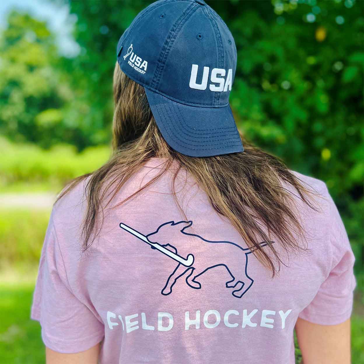 Field Hockey Dog Tee